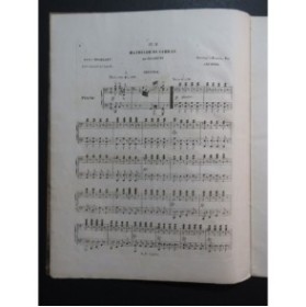 ROSELLEN Henri Mathilde di Sabran Rossini Piano 4 mains ca1840