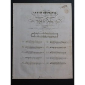 DE FELTRE Alphonse Le Fils du Prince No 6 Chant Piano ca1845
