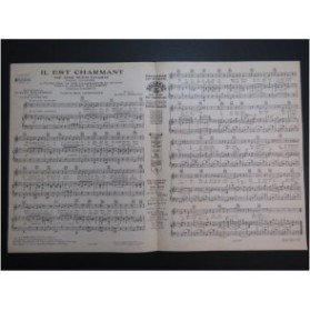 MORETTI Raoul Il est Charmant Chant Piano 1932