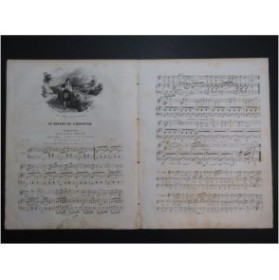 MASINI F. Le Départ de L'Helvétie Chant Piano ca1830