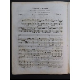 LABARRE Théodore Le Chant du Bandit Chant Piano ca1830