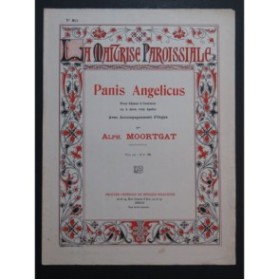MOORTGAT Alphonse Panis Angelicus Chant Orgue