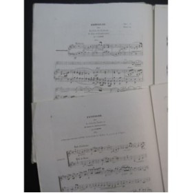 ARTOT J. Fantaisie sur Lucie de Lamermoor Piano Violon ca1840
