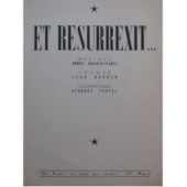 SAULNIER-PLAUTE Andrée Et Resurrexit Georges Tautel Piano 1945