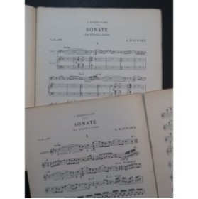 MAGNARD Albéric Sonate op 13 Piano Violon 1903