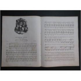 LABARRE Théodore La Jeune Fille Chant Piano ca1830