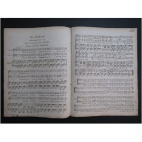 PANSERON Auguste Ma Nacelle Chant Piano ca1830