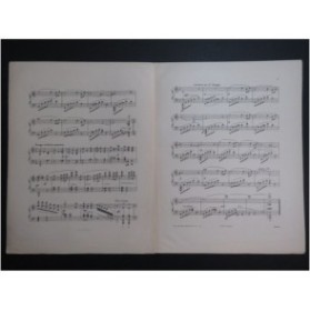 BERGER Rodolphe C'était un soir d'Été Piano 1907