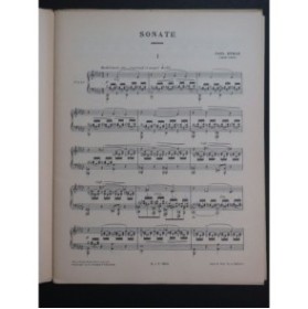 DUKAS Paul Sonate Piano 1957