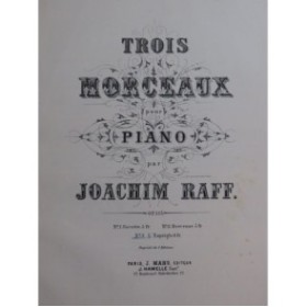 RAFF Joachim L'Espiègle Piano ca1875