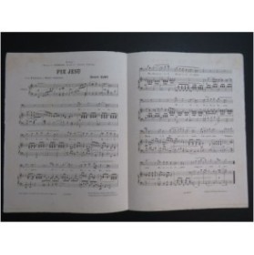 CURY Ernest Pie Jesu Chant Orgue XIXe siècle