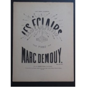 DEMOUY Marc Les Éclairs Piano