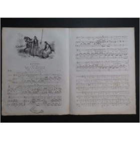 TROUPENAS Eugène L'Oasis Chant Piano ca1830