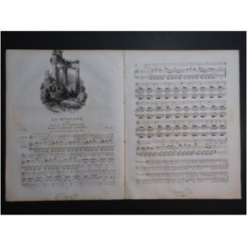 LABARRE Théodore La Vengeance Chant Piano ca1830