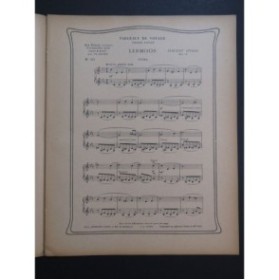 D'INDY Vincent Tableaux de Voyage Lermoos Piano 4 mains 1921