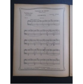 D'INDY Vincent Tableaux de Voyage Lermoos Piano 4 mains 1921