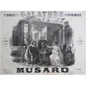 MUSARD Galathée Quadrille No 1 Piano ca1850