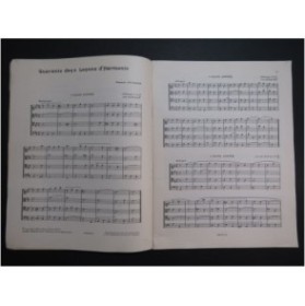 FEJARD Simone Quarante-deux Leçons d'Harmonie 1958