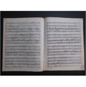 SACCHINI Antonio Duo d'Oedipe Chant Clavecin ca1787
