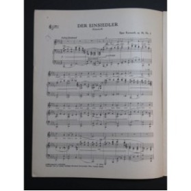 KORNAUTH Egon Acht Lieder op 36 Chant Piano 1936