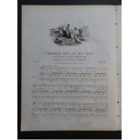 LABARRE Théodore L'Humble Toit de mon Père Chant Piano ca1830