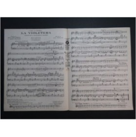 PADILLA José La Violetera Chant Piano 1918
