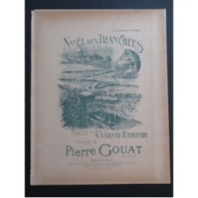 GOUAT Pierre Noël aux Tranchées Chant Piano 1914