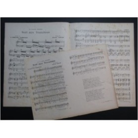 GOUAT Pierre Noël aux Tranchées Chant Piano 1914