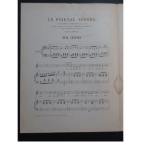 LESERRE Élie Le Poireau Sonore Chant Piano