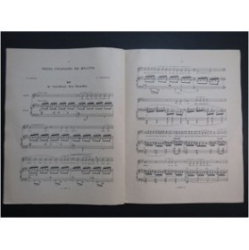 DEBUSSY Claude Chansons de Bilitis Chant Piano 1920