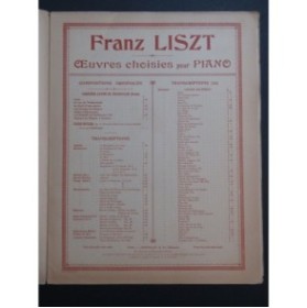 LISZT Franz Marguerite de Franz Schubert Piano