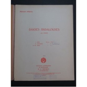INFANTE Manuel Danses Andalouses No 3 Gracia 2 Pianos 4 mains 1921