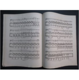 LACOMBE Louis Au Pied d'un crucifix Chant Piano 1870