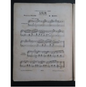 MARX Henri Lilia Piano 1879