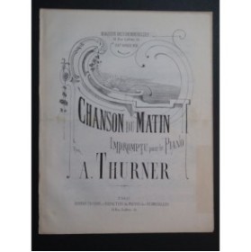THURNER A. Chanson du Matin Piano