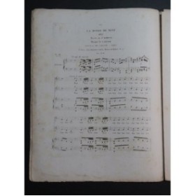 GABUSSI Vincenzo La Ronde de Nuit Chant Piano ca1830