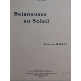 DE SÉVERAC Déodat Baigneuses au Soleil Piano 1948