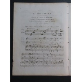 CARCASSI Mattéo La Nuit S'Avance Chant Piano ca1830
