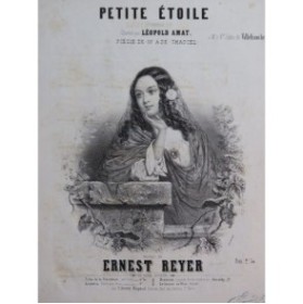 REYER Ernest Petite Étoile Chant Piano ca1850