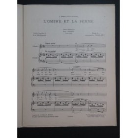GEORGES Alexandre L'Ombre et la Femme Chant Piano 1913