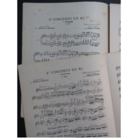 HABENECK François Antoine Concerto No 2 Solo No 1 Piano Violon