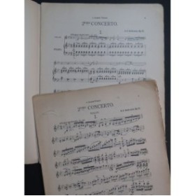 D'AMBROSIO Alfredo Concerto No 2 op 51 Violon Piano 1912