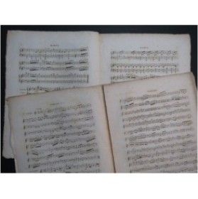 BOCHSA Nicolas Charles Les Pensées Trio Harpe Violon ca1820