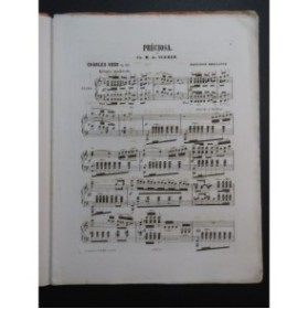 VOSS Charles Fantaisie sur Préciosa de Weber Piano ca1870