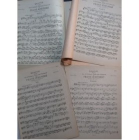 SCHUBERT Franz Quartett No 11 op 125 No 2 Violon Alto Violoncelle
