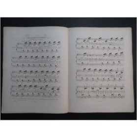 LISZT Franz Les Ailes du Chant Lieder de Mendelssohn Piano ca1845