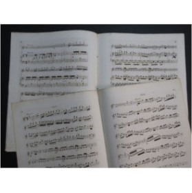 LE CARPENTIER CONINX Fantaisie La Dame Blanche Piano Flûte ca1860