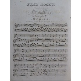 SINCLAIR John Pray Goody Chant Piano ca1840