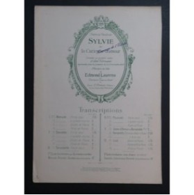 LAURENS Edmond Sylvie Pizzicati Piano 1901