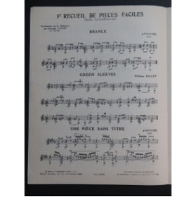 Recueil No 1 de Pièces Faciles pour Guitare 1970